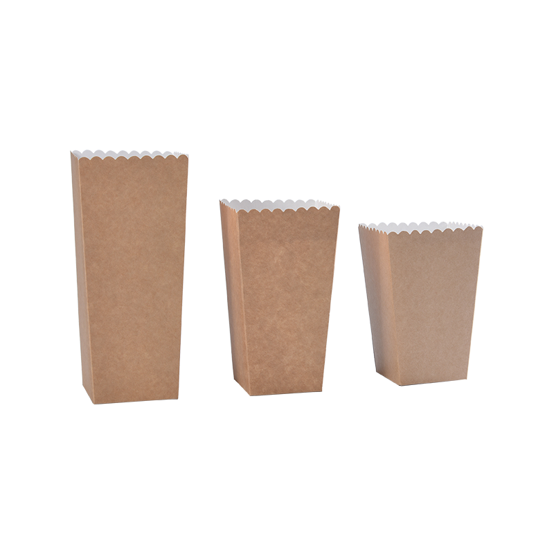Kraft-popcorndozen, mini-popcorndozen voor filmavonddecoraties Kraft-popcorndozen, mini-popcorndozen voor filmavonddecoraties
