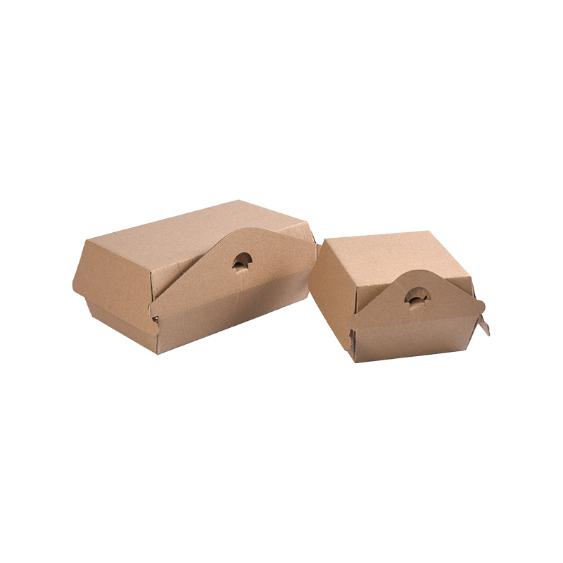 Restaurantware golfpapier hamburgerdoos